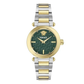 RELÓGIO VERSACE GREEK BICOLOR COM MOSTRADOR VERDE