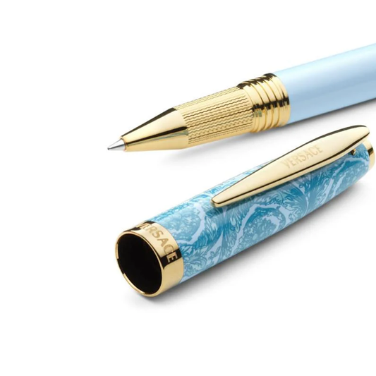 CANETA VERSACE BAROCCO AZUL