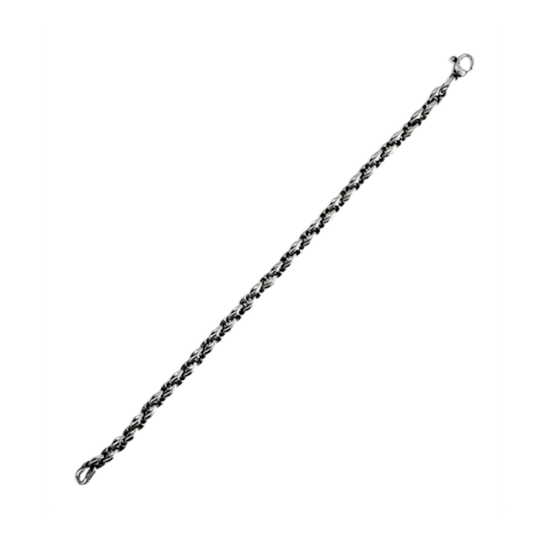PULSEIRA ALBERT M. EM PRATA 925% MALHA ELOS