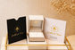 ANEL EM OURO 9K ( 375% ) COM ZIRCONIAS