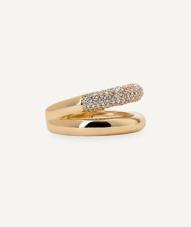 ANEL VIDAL & VIDAL BANHADO A OURO 18K