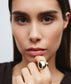 ANEL VIDAL & VIDAL EM BRONZE PLAQUEADO A OURO 18K