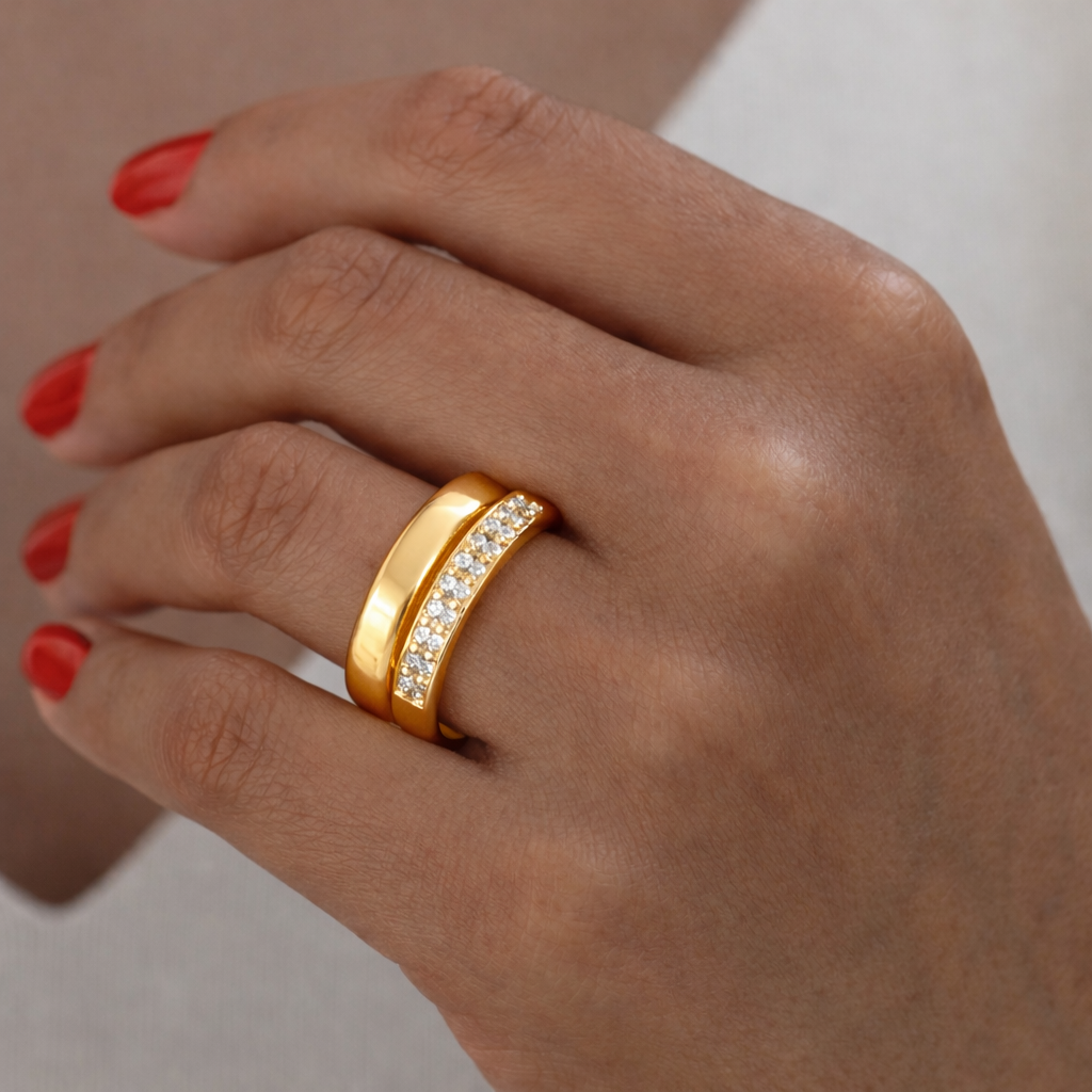 Anel Romantis em Ouro 19,2k