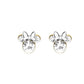 BRINCOS MINNIE EM PRATA 925 DISNEY COM ZIRCONIAS