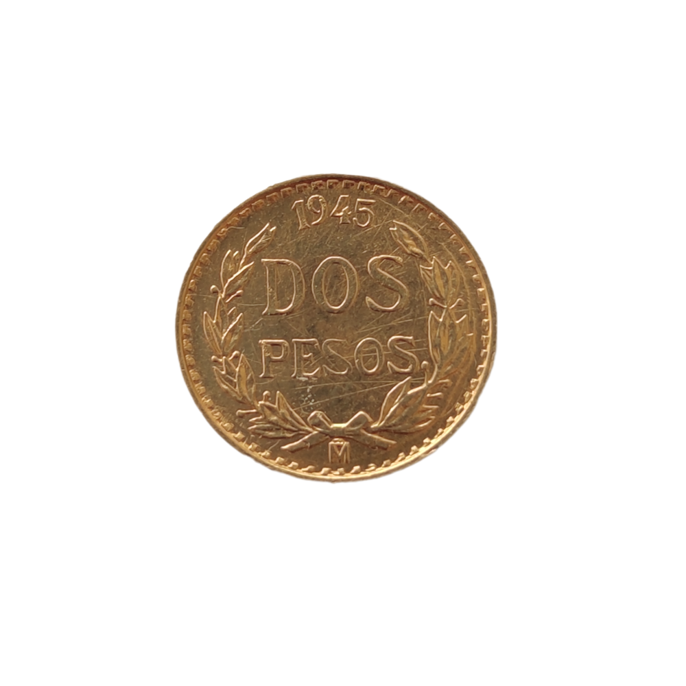 Dos Pesos Estados Unidos Mexicanos ( Moeda em Ouro)