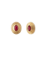 BRINCOS VIDAL & VIDAL EM BRONZE BANHADO A OURO 18K