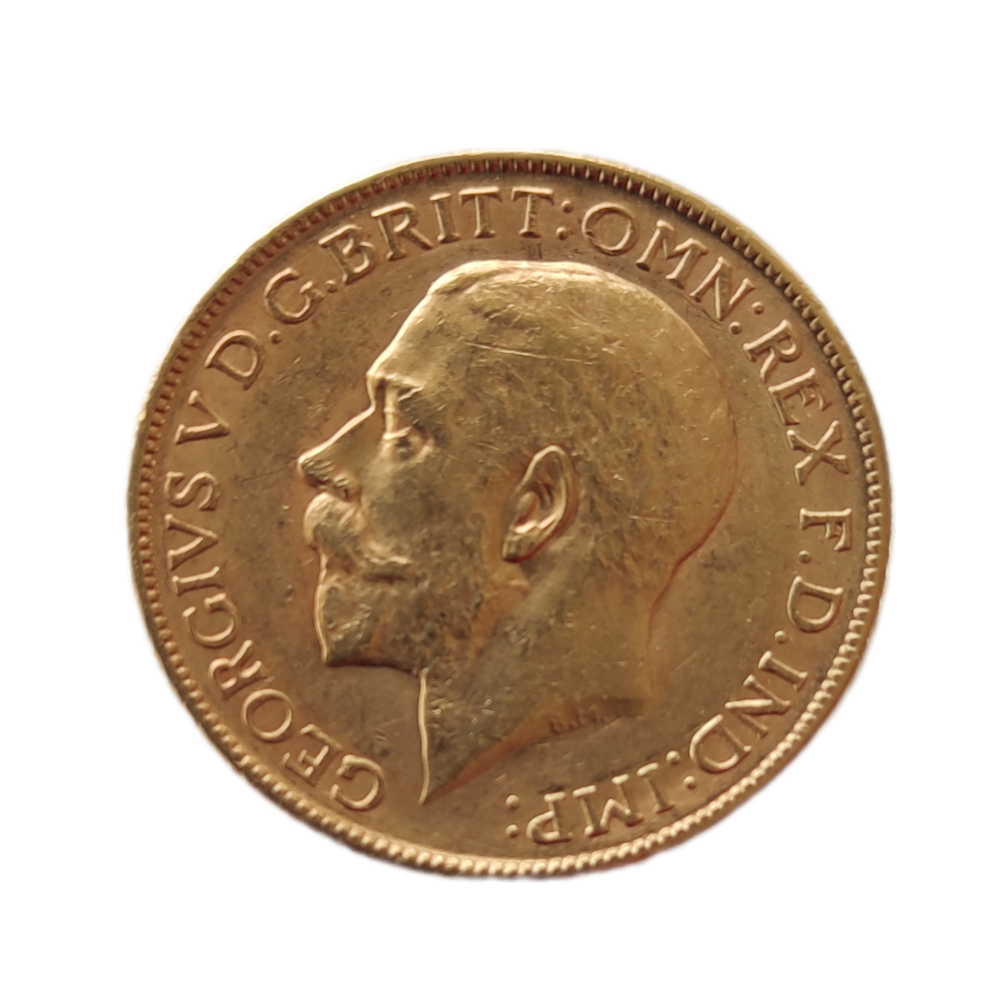 Moeda Libra de Ouro Edwardvs VII 1917