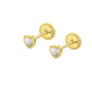 BRINCOS EM OURO 9K COM MADREPEROLA
