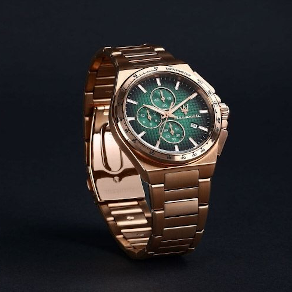 RELÓGIO MASERATI VELOCITÀ SLIM 41MM GREEN