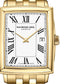 RELOGIO RAYMOND WEIL TOCCATA PLAQUÉ DOURADO MST. BRANCO