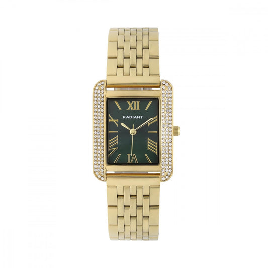RELOGIO RADIANT MULHER DOURADO MOST. VERDE