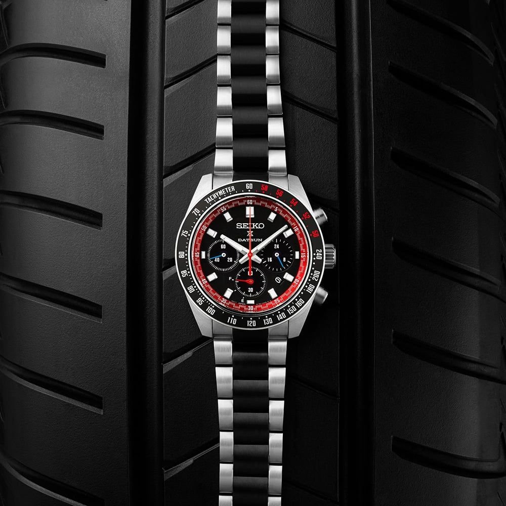 RELÓGIO SEIKO PROSPEX SPEEDTIMER V192 E.L.DATSUN 240Z