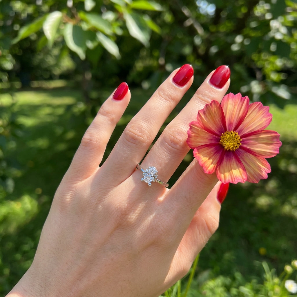 ANEL EM PRATA 925% MENINA AMORZINHO BY MOCHO