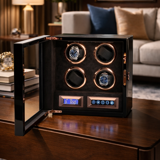 Caixa Relógios Automaticos Winder - 4 Watches