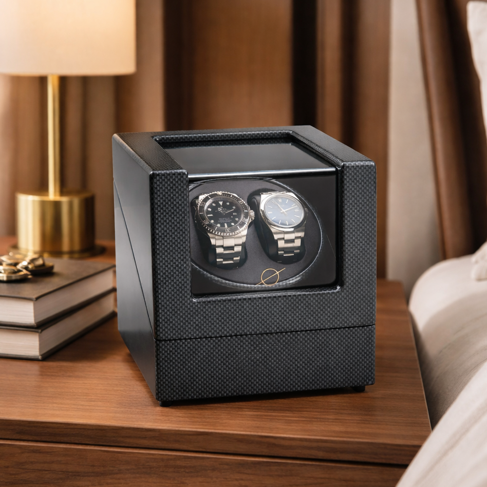 Caixa Relógios Automaticos Watch Winder - 2 Watches