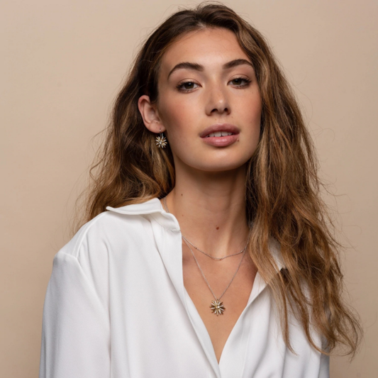 Colar Mulher Ti Sento Milano em Prata 925 Bicolor com Zircónias