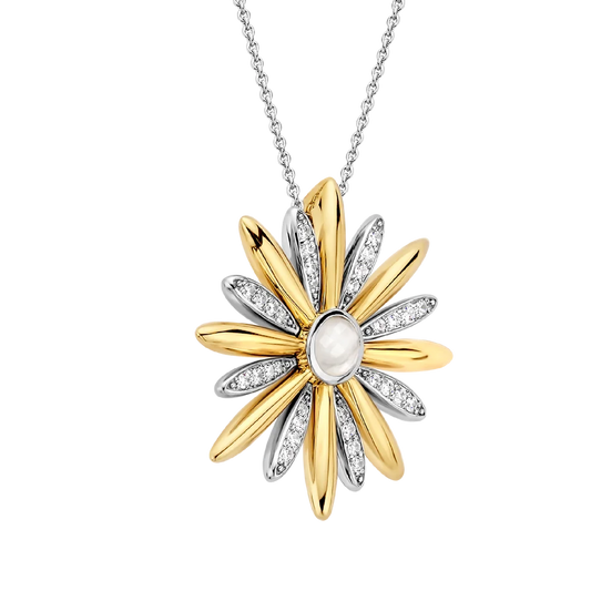 Colar Mulher Ti Sento Milano em Prata 925 Bicolor com Zircónias
