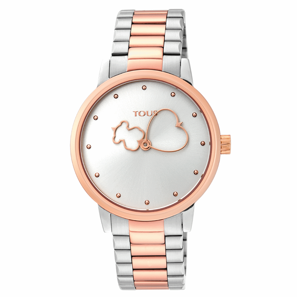 RELÓGIO MULHER TOUS BEAR TIME BICOLOR ROSEGOLD