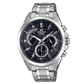 Relógio Casio Edifice Crono Mostrador Preto