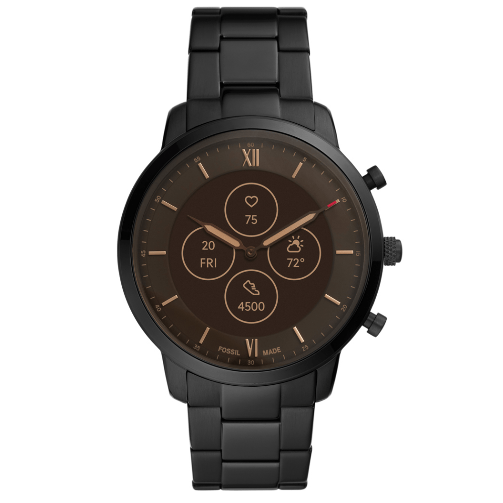Relógio Fossil Hybrid Smartwatch compatível com IOS e Android