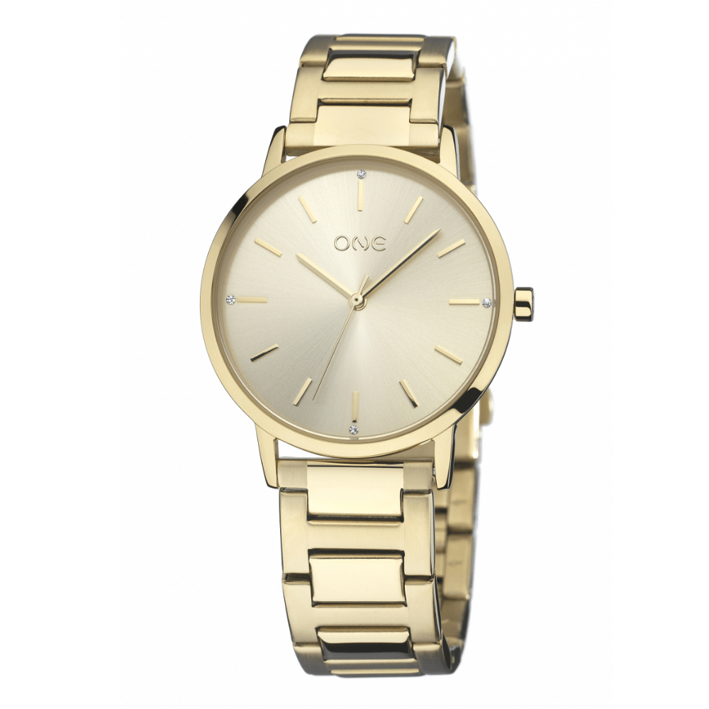 Relógio One New Style Dourado