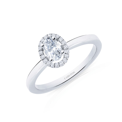 Solitário Carlton Jewellery ouro 18k com Diamantes