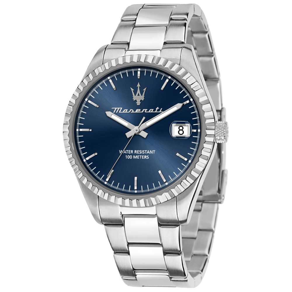 Relógio Maserati Competizione Mostrador Azul