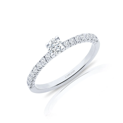 Anel Carlton Jewellery Ouro 18k com diamantes