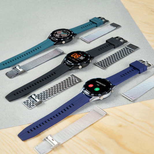 Relógio Smartwatch WatxandCo 44mm com 2 Braceletes